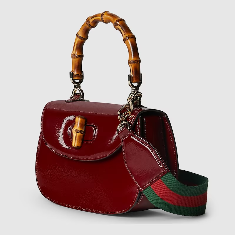 GUCCI BAMBOO 1947 SMALL TOP HANDLE BAG